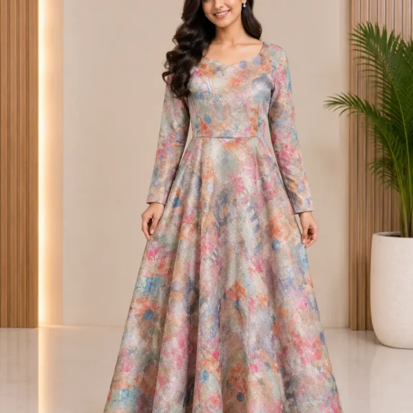 Bloom Grace Floral Maxi Dress