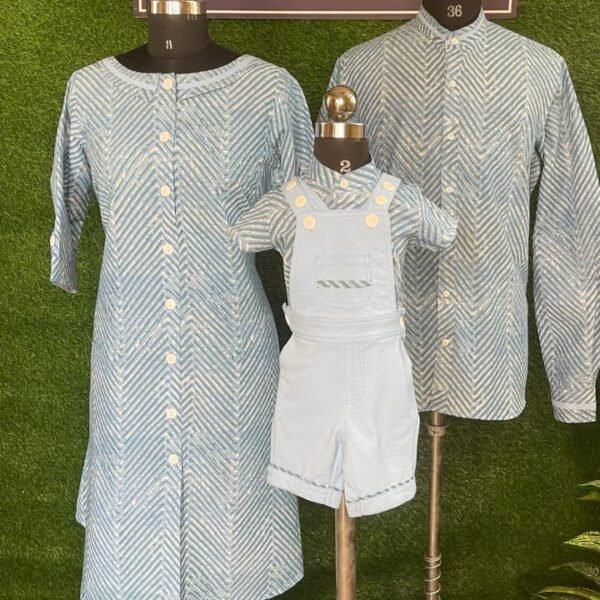Cute Family Twinning Dress Set
