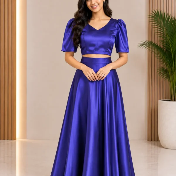 Elegant Top & Skirt Set