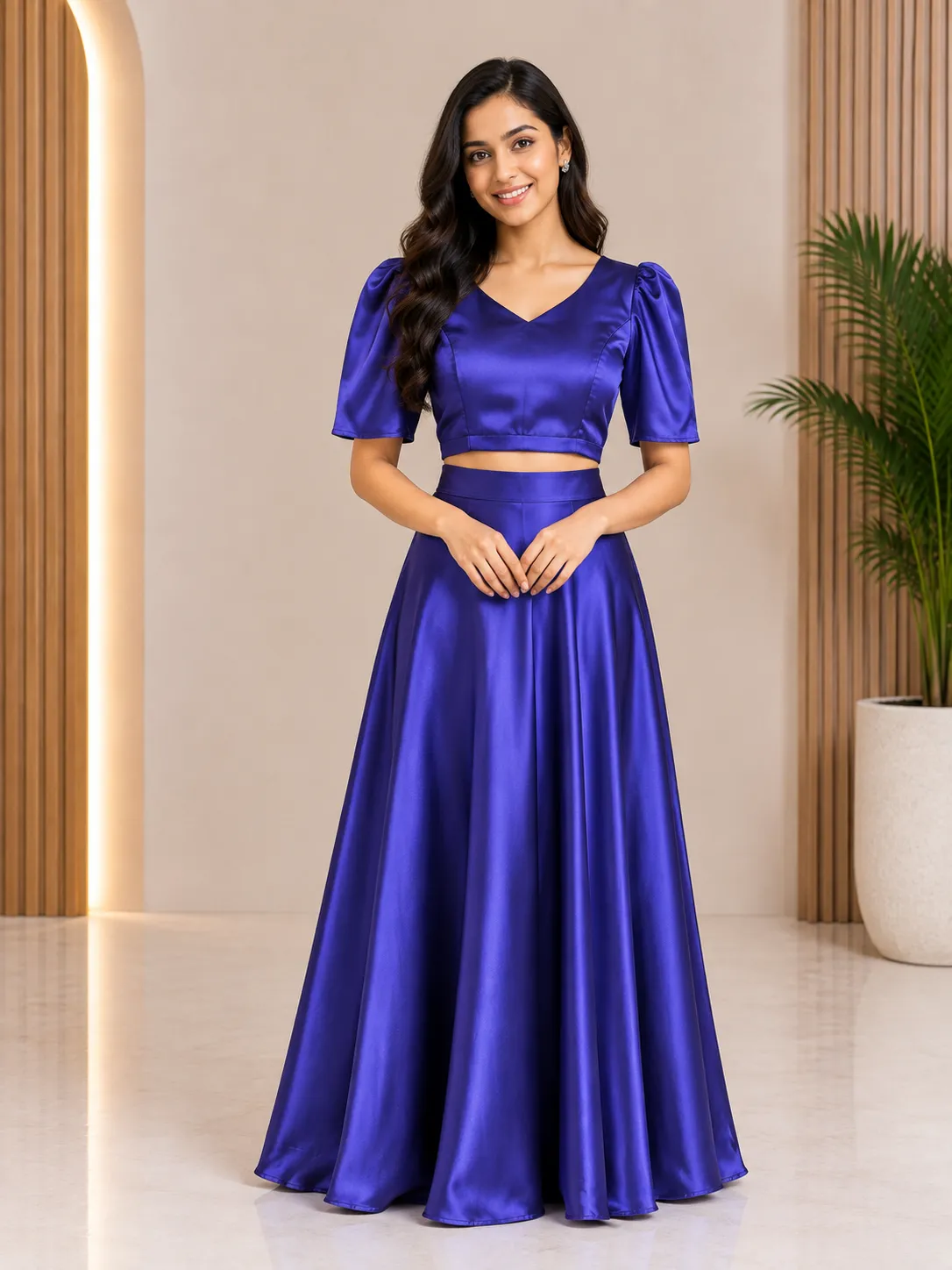 Elegant Top & Skirt Set