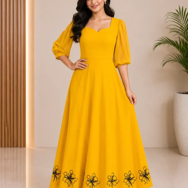 Sunshine Bloom Maxi Dress