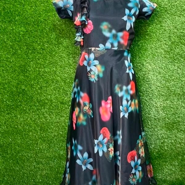 Midnight Bloom Floral Maxi Dress