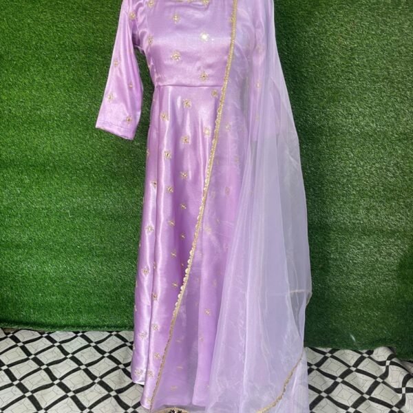 Lavender Grace Maxi with Shawl