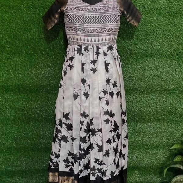 Midnight Blossom Floral Frock