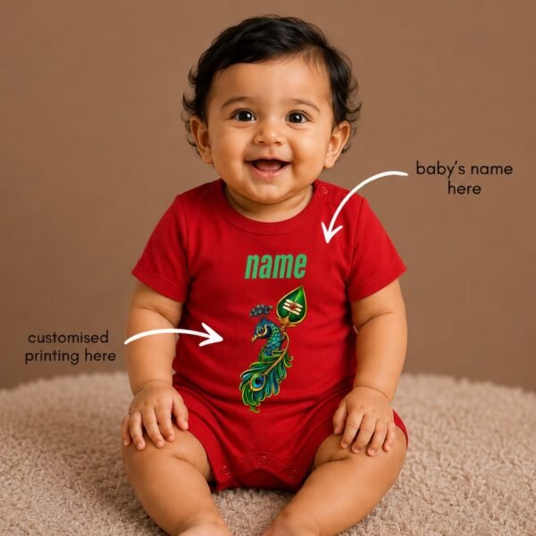 Ruby Blossom Baby Romper