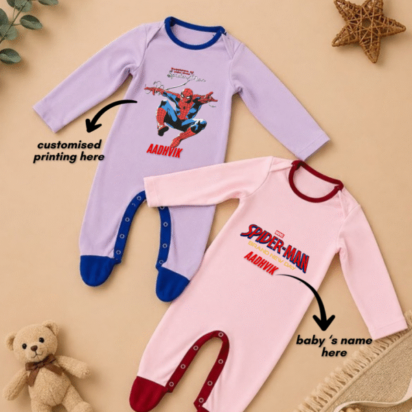 Custom Printed Baby Romper